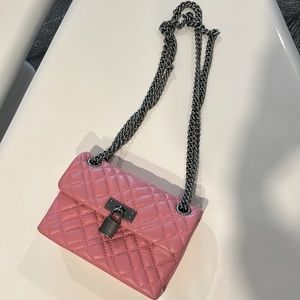 Kurt Geiger Hot Pink chain purse Shoulder bag Leather